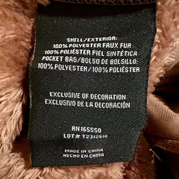 New 32 Degrees Heat Women's Full Zip Plush Jacket Size XXL Amber Super Soft - Picture 8 of 14